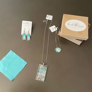 Beach Blossom Studio Necklace, Bracelet and Earring Set